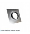 Wandflansch NW 355 mm 480x480 mm Platte