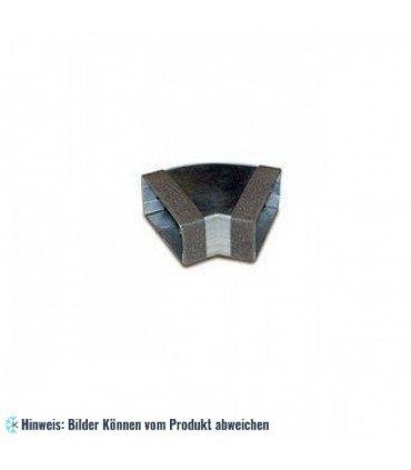 Flachkanal Bogen waagrecht 45° 100mm Lüftungssysteme Wohnraumlüftung Flachkanäle