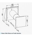 Lüftungsanlage (dezentrales Lüftungsgerät) KWL (kontrollierte Wohnraumlüftung) TwinFresh Comfo RA1-35 mit Fernbedienung, max. Fö