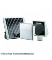 Lüftungsanlage (dezentrales Lüftungsgerät) KWL (kontrollierte Wohnraumlüftung) TwinFresh Solar SA-60, mit quadratischem Luftkana