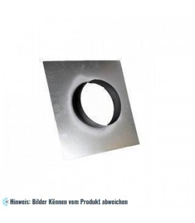 Wandflansch NW 125 mm 250x250 mm Platte