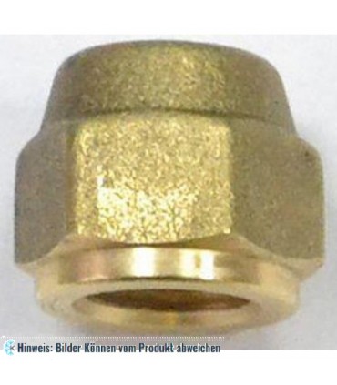 Bördelmutter / Überwurfmutter Gewinde 1/4"SAE Lochgröße 6,35 mm (1/4") WIGAM NS4-4