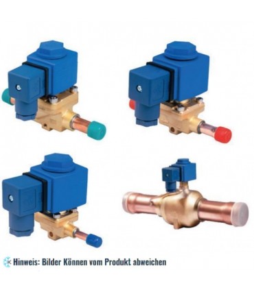 Magnetventil Sanhua NC, Löt 12 mm, kv 0.80, MDF-A03-6H007, ohne Spule