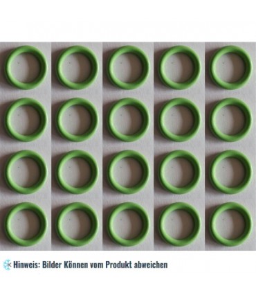 O-Ringe 5.29 x 1.78 mm Set (20 Stk) HNBR Gummi, für KFZ-Klimaanlagen R12 & R134a