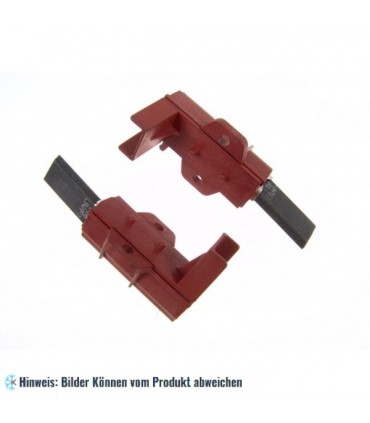 Motorkohlen mit Gleitgehäuse für Feder. Geflochtene Kupferdrahtverbindung 5 x