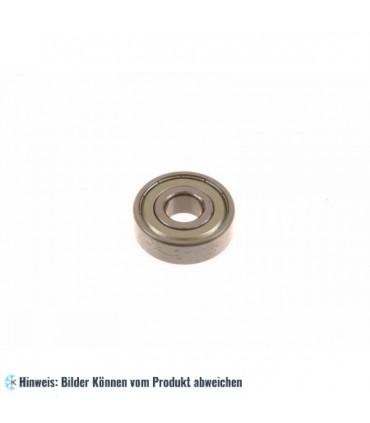 Kugellager, mit einseitiger Blechdeckscheibe mit Spaltdichtung 6302 ZZ (15 x