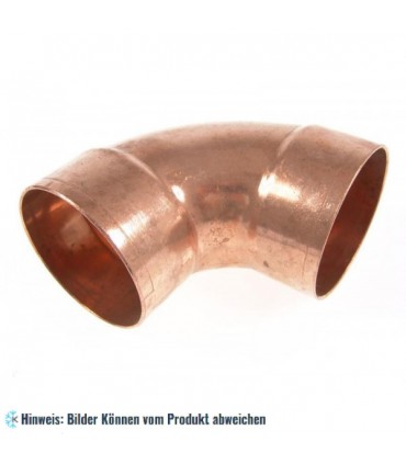 Kupfer Winkel 90° i/i Maße 64 mm