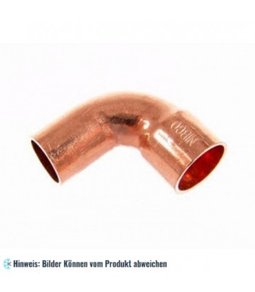 Kupfer Bogen 90° a/i 10 mm, 5001A