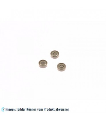 Kugellager, mit einseitiger, schleifender Gummidichtung 624 ZZ (4 x 13 x 5 mm)