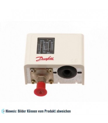 Druckschalter Danfoss Niederdruck, KP1, man. Reset, Eingang 1/4"SAE