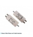 Kondensator SC 1141, 8 uF, 450-500 V (4 x Flachstecker + Schraube)