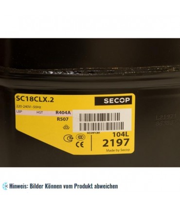 Kompressor Danfoss SC18CLX.2, LBP - R404a/R507, 220-240V