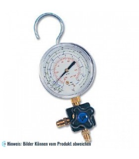 1-Wege Monteurhilfe mit Druckmesser Ø80 Klasse 1 "Pulse-Free" WIGAM W1LPF80/A4/5/K1