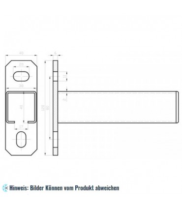 Konsole 38/40 * 500 mm 2.00 verzinkt