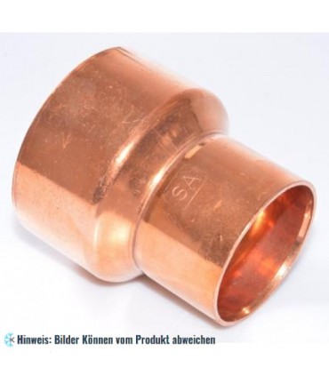 Kupfer Reduziermuffe i/i 76 - 54 mm, 5240
