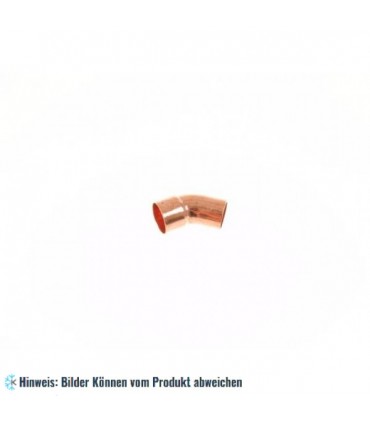 Kupferbogen 45° a/i 16 mm, 5040