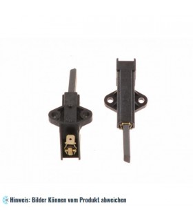 Motorkohlen mit Gleitgehäuse für Feder. Geflochtene Kupferdrahtverbindung 5 x