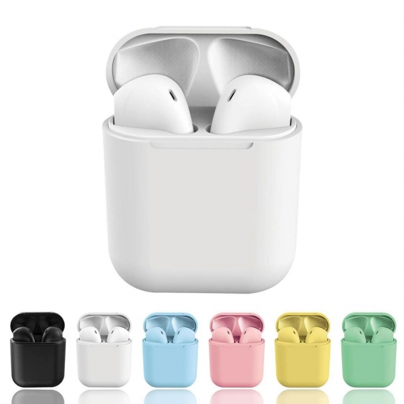 Bluetooth Kopfhörer, Inpods12 ,Kabellos Kopfhörer TWS Bluetooth 5.0 Headset True Wireless Earbuds mit Mikrofon und Tragbare Lade