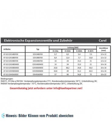Expansionsventil elektronisch Carel E2V35BSM00