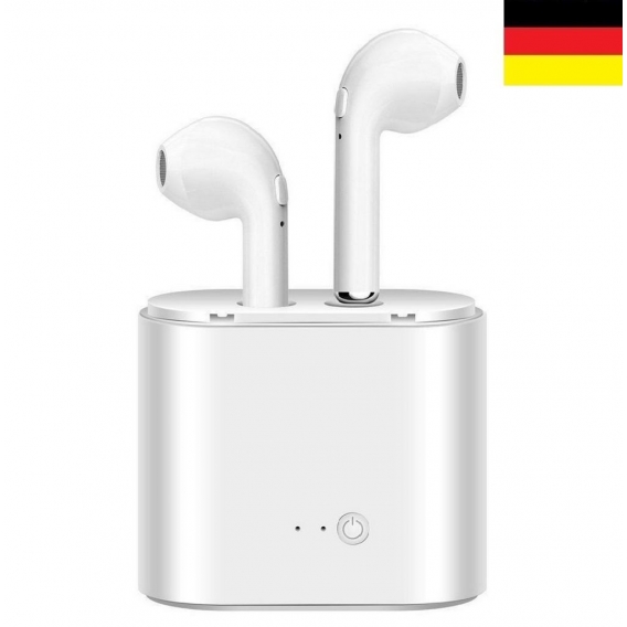 In Ear Earbuds IS7 Kopfhöhrer Bluetooth TWS Headset Kabellos Ohrhöhrer weiß