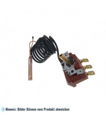 Kapillarthermostat 35-95 °C - KR21 Flansch mit zwei Gewindebohrungen und Erdu