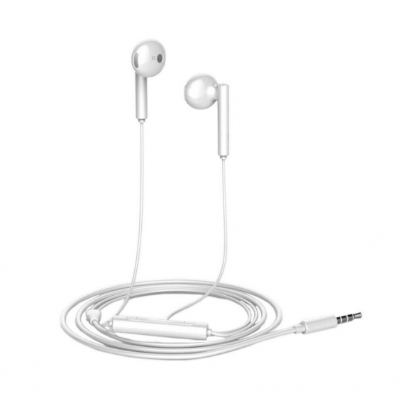 Huawei Am115 Headset Ohrhörer mit Fernbedienung, Mikrofon weiss blister