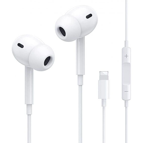 Lightning Kopfhörer In-Ear für iPhone HiFi-Audio Stereo Ohrhörer mit Mikrofon und Lautstärkeregler Stereo Bass Kompatibel mit al