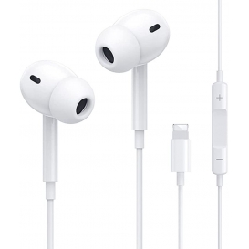 More about Lightning Kopfhörer In-Ear für iPhone HiFi-Audio Stereo Ohrhörer mit Mikrofon und Lautstärkeregler Stereo Bass Kompatibel mit al