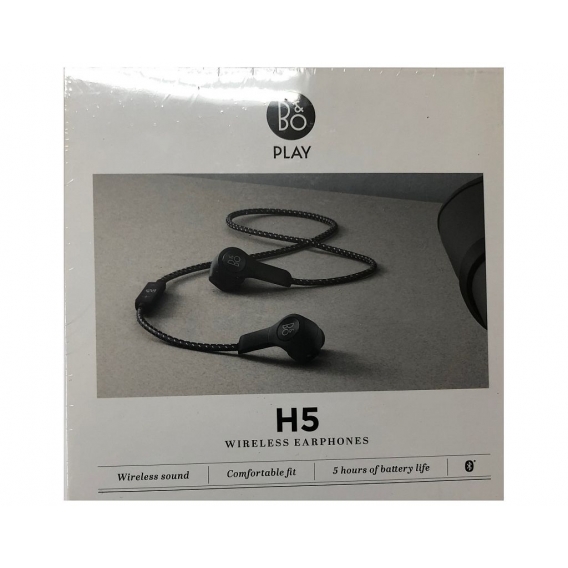 B & O PLAY H5 In-Ear Bluetooth-Kopfhörer - 5 Stunden Akkulaufzeit - Schwarz