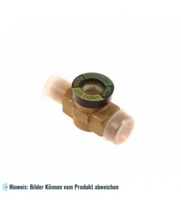 Schauglas Castel 3950/44, 1/2" SAE innen und außen, Bördelanschlüsse