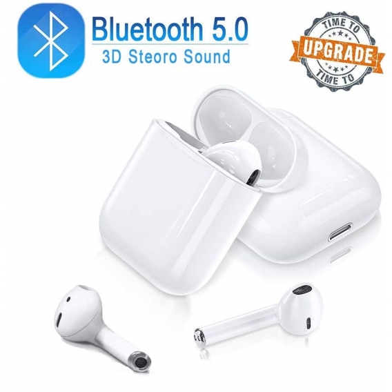 Bluetooth Kopfhörer,Drahtloses Touch-Bluetooth Noise-Cancelling-Kopfhörer,binaurale In-Ear-Sportohrhörer,für Android iPhone Sams