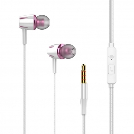 More about Universelles 3,5-mm-In-Ear-Sport-Headset mit schwerem Bass und Stereo-Kabel-Kopfhoerer und Mikrofon-Rosa