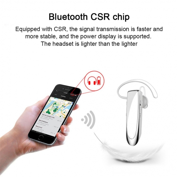Bluetooth Headsets für Mobiltelefone, V5.0 Wireless Bluetooth-Ohrhörer für iPhone Android Samsung, 16 Stunden Sprechen wasserdic