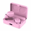 Kabellose Bluetooth 5.0 Gaming-Ohrhörer Gaming-Kopfhörer Wasserdicht Rosa Farbe Rosa