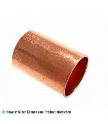 Kupfermuffe i/i 22 mm, 5270
