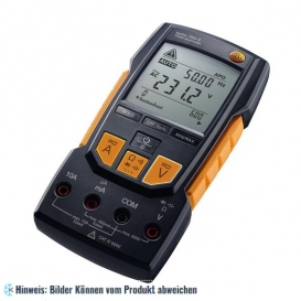 testo 760-2 TRMS Digital-Multimeter inkl. Batterien, Messleitungen, Adapter für Thermoelemente Typ K.