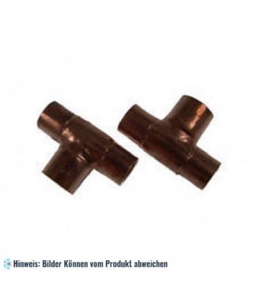 Kupfer T-Stück reduziert i/i/i 8/10/8 mm