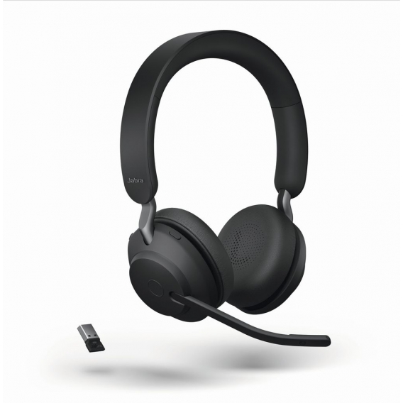 Jabra Evolve2 65 - UC Stereo - Kopfhörer - Kopfband - Büro/Callcenter - Schwarz - Binaural - Bluetoo