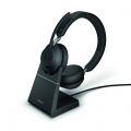 Jabra Evolve2 65 - UC Stereo - Kopfhörer - Kopfband - Büro/Callcenter - Schwarz - Binaural - Bluetoo