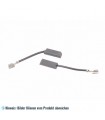 Motorkohlen mit Litze und Steckverbinder 6,3 x 8 x 25 mm, BOSCH, SIEMENS