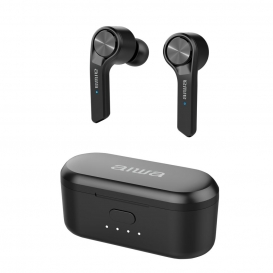 More about Aiwa ESP-350BK In-Ear Bluetooth Kopfhörer mit Ladestation IPX4 wasserdicht TWS (True Wireless Stereo) Ohrhörer schwarz