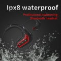 Neue MP3 Player Bluetooth V 4,2 Sport Kopfhörer Neckband Wasserdicht IPX8 Laufen Schwimmen Tauchen Kopfhörer Noise Cancelling mi