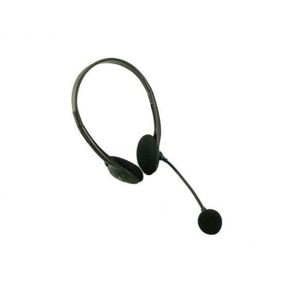 LogiLink Headset Easy mit Mikrofon schwarz