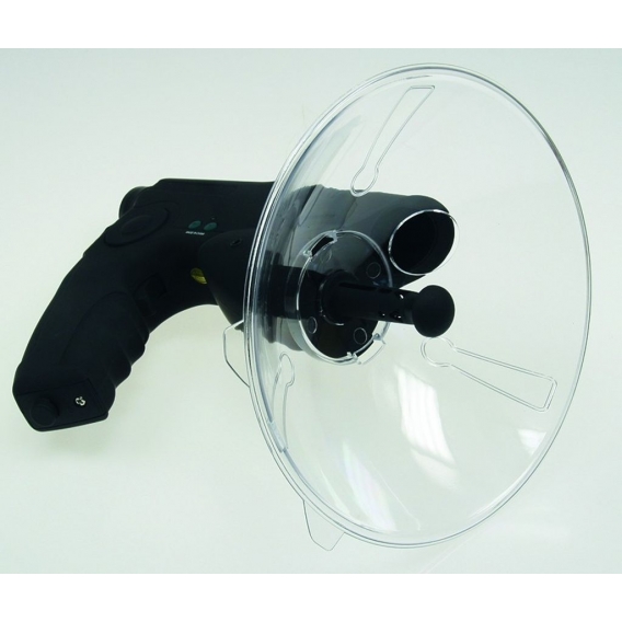 ChiliTec Parabol-Richtmikrofon PRM-1 mit Kopfhörer und Aufnahmefunktion