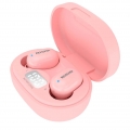 Aiwa EBTW-150PK PINK Drahtlose Kopfhörer Bluetooth 5.0 10m Reichweite mit Ladestation ANS Voice Assistant TWS Freisprechfunktion
