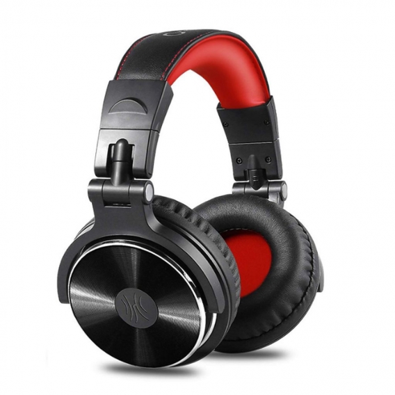 Over Ear Kopfhörer mit Kabel, 50mm Treiber, Bassklang, 6.35 & 3.5mm Klinke, Share-Port, Geschlossene DJ Headphones für Studio, P