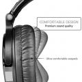 Over Ear Kopfhörer mit Kabel, 50mm Treiber, Bassklang, 6.35 & 3.5mm Klinke, Share-Port, Geschlossene DJ Headphones für Studio, P