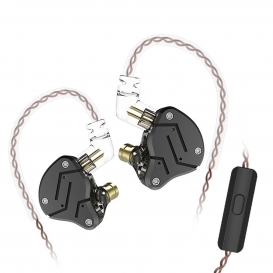 More about KZ ZSN 3,5 mm Wired In Ear-Kopfhörer mit Mikrofon HiFi-Musik-Ohrhörer Metall-Ohrhörer 10 mm 1DD + 1BA Dynamic Armature-Treiber S