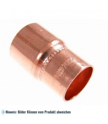 Kupfer Reduziernippel a/i 28 - 22 mm, 5243