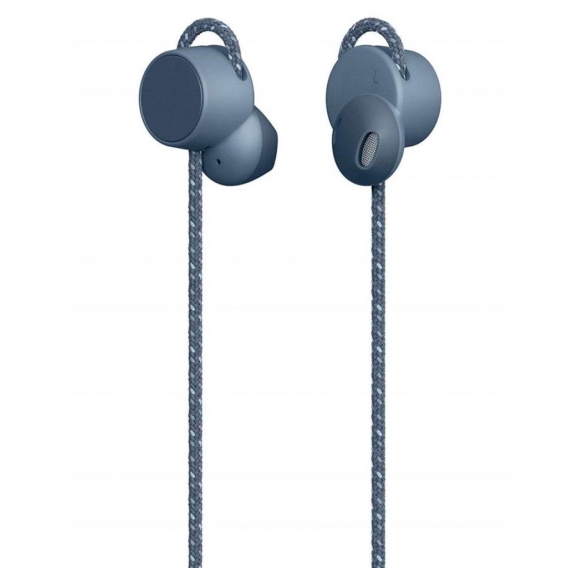 Urbanears Jakan Bluetooth Slate Blue - In-Ear Bluetooth Kopfhörer (1-Tasten-Fernbedienung, Mikrofon, Magnetische Ohrhörer)